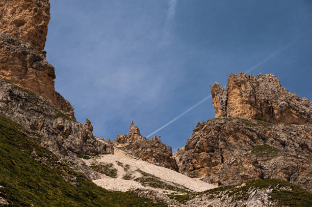 istock landscape inside the Catinaccio mountain range, Dolomites, Val di Fassa 1957489825
