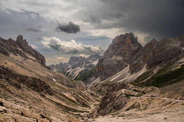 istock landscape inside the Catinaccio mountain range, Dolomites, Val di Fassa 1957499341