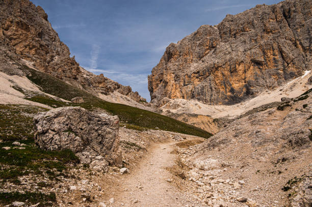 istock landscape inside the Catinaccio mountain range, Dolomites, Val di Fassa 1957499343