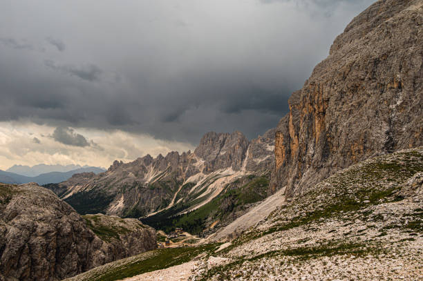 istock landscape inside the Catinaccio mountain range, Dolomites, Val di Fassa 1957524318