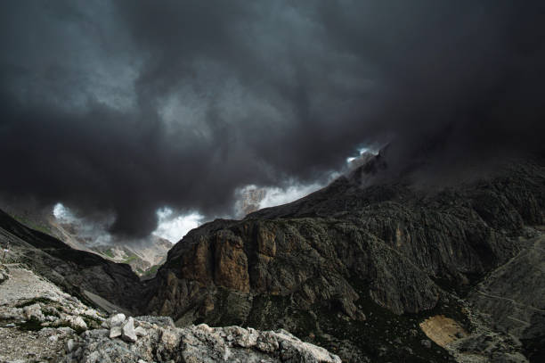 istock landscape inside the Catinaccio mountain range, Dolomites, Val di Fassa 1957533212