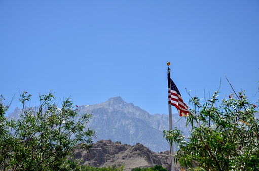 American flag Memorial day background