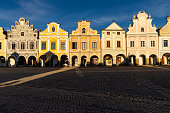 Telc, Unesco world heritage site, Southern Moravia, Czech Republic.