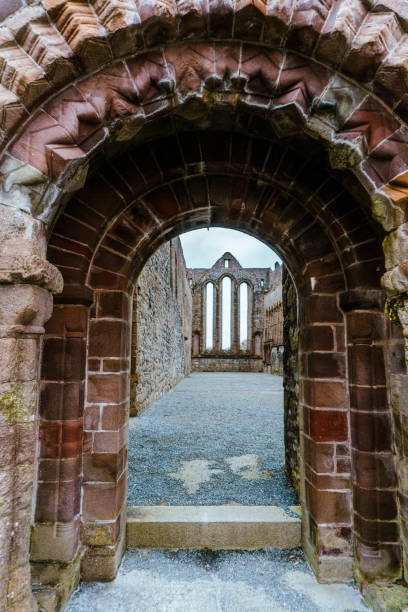 Ardfert friary cathedral ruins in country kerry Ireland stock photo