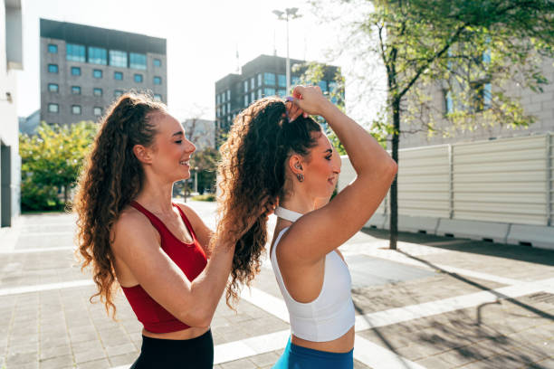 istock Lgbt couple training together outdoor 1957600400