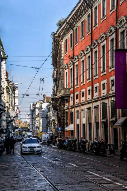 istock Blend Between Old And New In Milan, Italy 1957610113