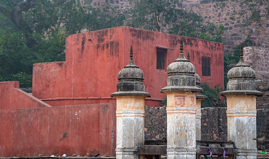 Ranthambore Fort Among the breathtaking jungle scenery of Ranthambore National Park in Rajasthan, India Asia