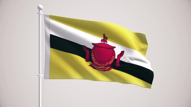Flag of Brunei Darussalam + Alpha Channel