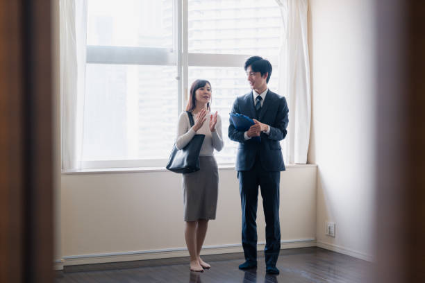 istock Young woman viewing a property 1957723294