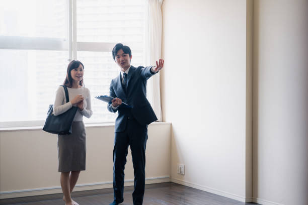 istock Young woman viewing a property 1957723314