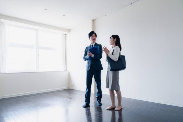 istock Young woman viewing a property 1957723322