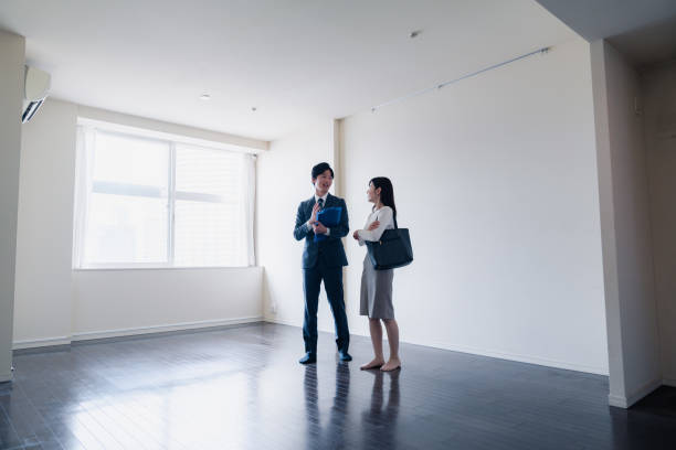 istock Young woman viewing a property 1957723327