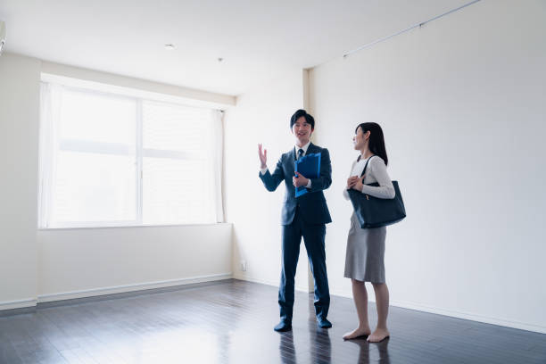 istock Young woman viewing a property 1957723335
