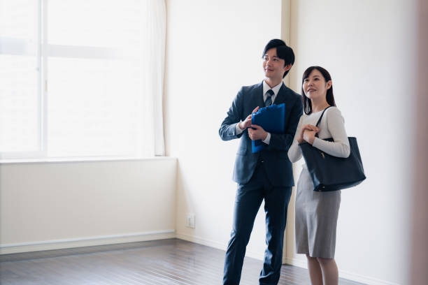 istock Young woman viewing a property 1957723874