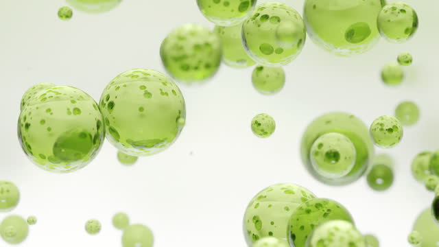 Green sustainability liquid material for cosmetic or small particle