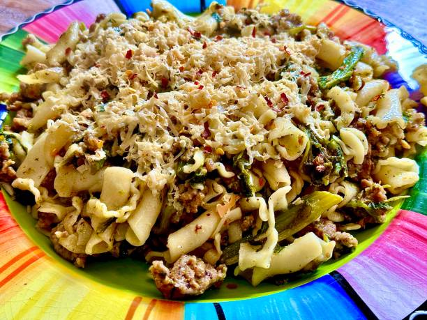 istock Campanelle Pasta Dish - with Italian Sausage 1957797880