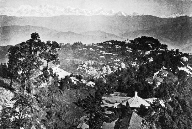 istock People and landmarks of India in 1895: Darjeeling 1957838038