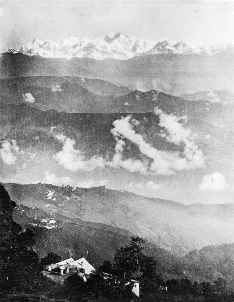 istock People and landmarks of India in 1895: View from Darjeeling 1957839659