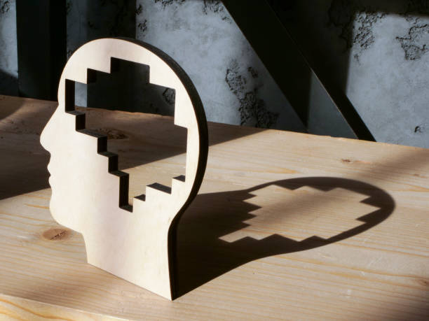 istock The outline of the head casts shadow. Psychology, thinking and problem solving. 1957853470