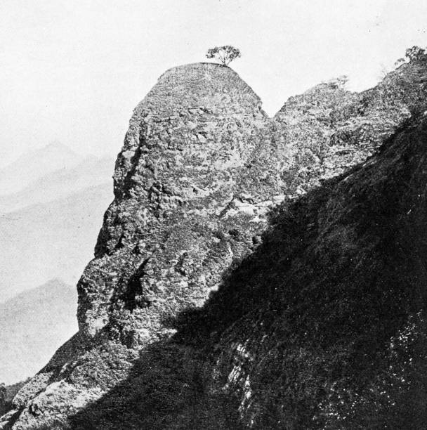 istock People and landmarks of India in 1895: One Tree Hill, Matheran 1957853774