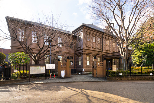 Tokyio, Japan. January 2024. Sogakudo Concert Hall of the Former Tokyo Music School at Ueno park in the city center