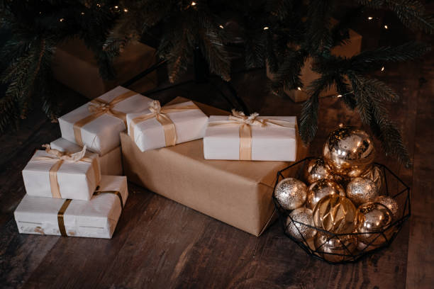 istock decoration in the interior the holiday is coming. 1957873216