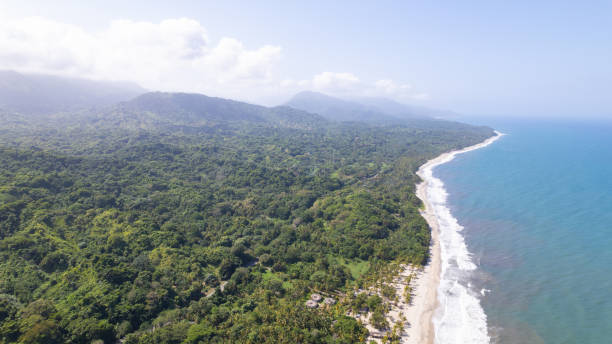 istock Lonely beach close to Santa Marta. 1957895645