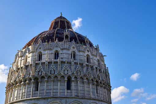 Baptistery of St. John (Battistero di San Giovanni) is a Roman Catholic ecclesiastical building in Pisa. Located right next to the famous Leaning Tower of Pisa
