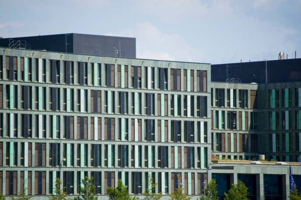 istock Modern facade of an office building. 1958079816