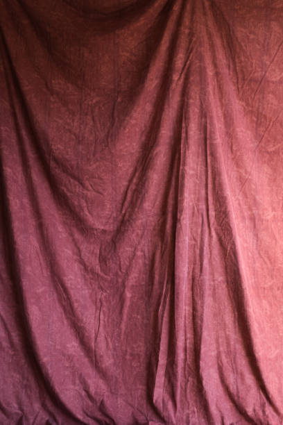 Crumpled fabric texture, cloth background.