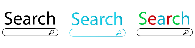 Online web search browser line