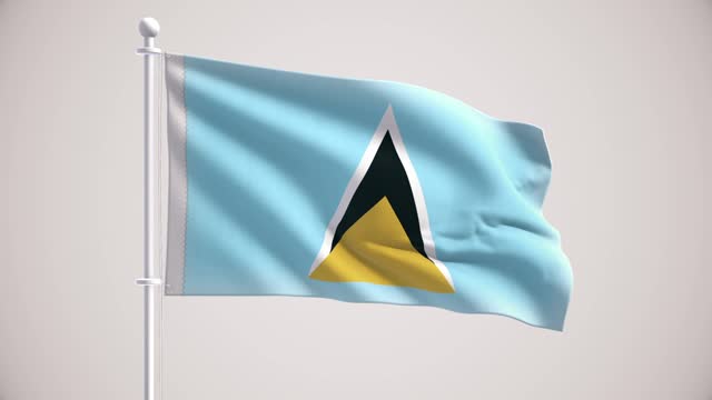Flag of Saint Lucia + Alpha Channel
