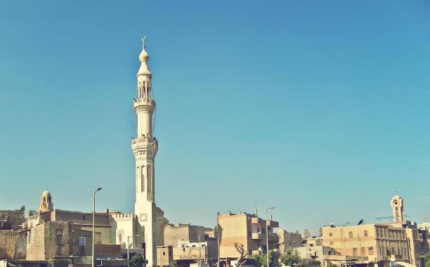 istock town beside the river Nile in Egypt 1958286345