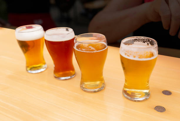 istock Beer degustation with small glass 1958306868