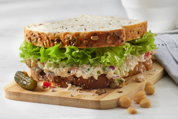 istock Creamy Chick Pea Salad Sandwich 1958347853