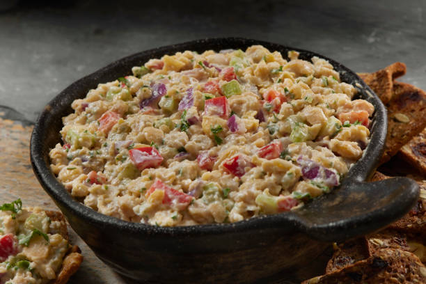istock Creamy Chick Pea Salad Dip 1958348363