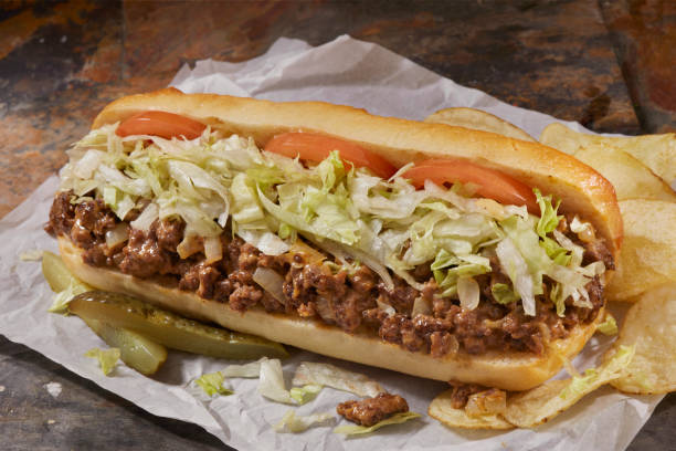 Chopped Cheese Steak Sandwich