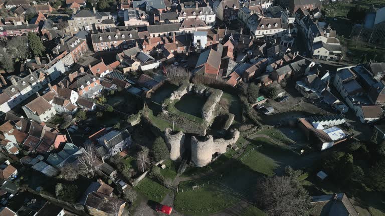 Bungay, Suffolk, and it's Norman Castle (boom down)