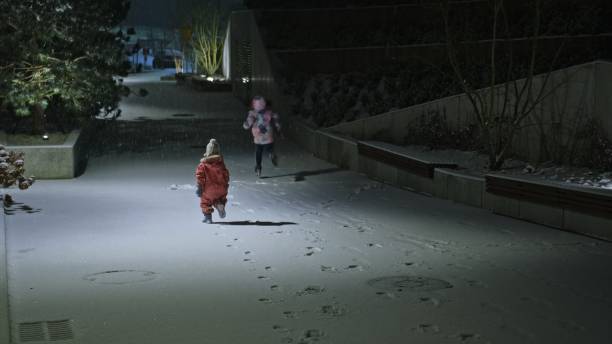 Children in snow
