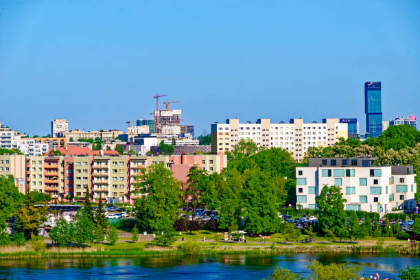 istock Beautiful summer day in Katowice 1958402200