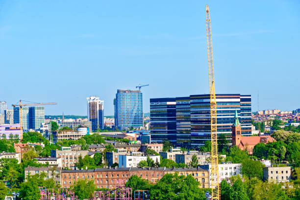 istock Beautiful summer day in Katowice 1958406908