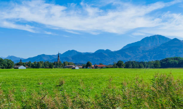 istock Alpine landscape with bavarian church 1958424489
