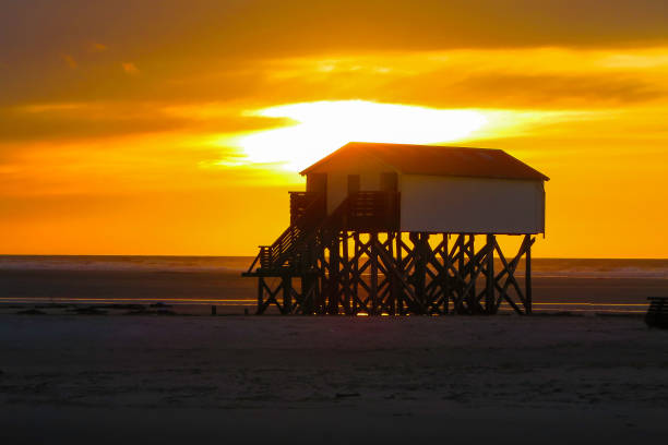 Landmarks german north sea coast