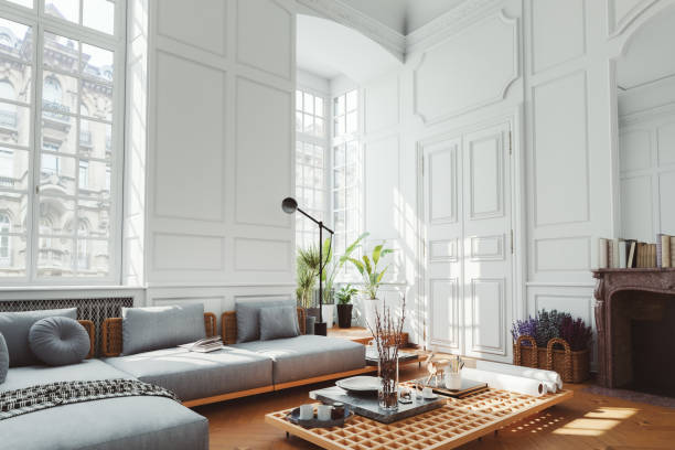 istock Modern European apartment interior 1958748057