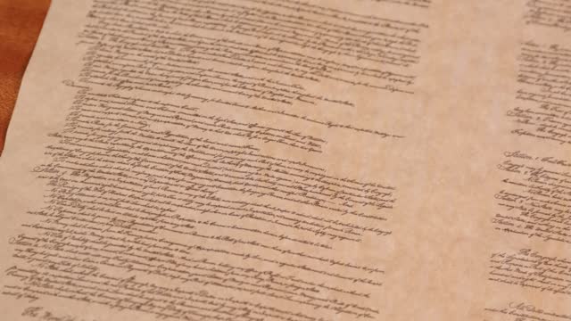 US constitution historical document we the people