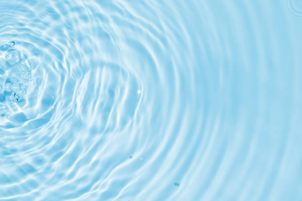 istock Abstract transparent water shadow surface texture natural ripple on blue background 1959111751