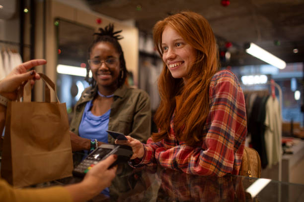 istock Paying by credit card, contactless payment 1959167152