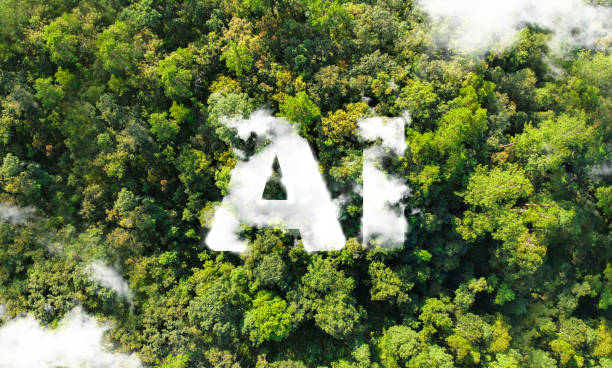 istock The coexistence of the environment and artificial intelligence technology AI. Futuristic and global connectivity innovation to enable access to information and online networks. 1959232781