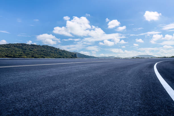 istock Empty asphalt road and mountains with nature background 1959260464
