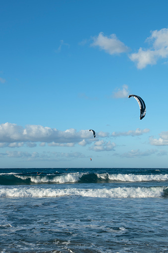 Kite surfing, water sports, sea ​​surfing
